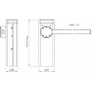 Schranke MBAR mit Schrankenbaum 7m