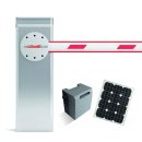 Solar-Set mit Edelstahl Schranke MBARI (30Watt)  mit...