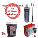 (Set20) Einzeldraht 12m, 7x Vergußmasse 425g, 5x...