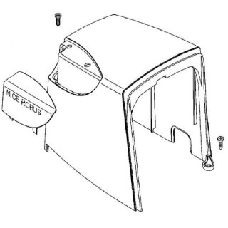 Kunststoffdeckel für NICE ROBUS 350/400