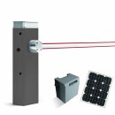 Solar-Set mit RAL 7016 Schranke SBAR (15Watt)  mit...