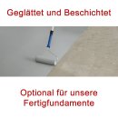 Aufpreis für Ausführung geglättet und mit...