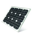 Solar-Set mit Schranke MBAR (15Watt)  Weiß RAL 9010...